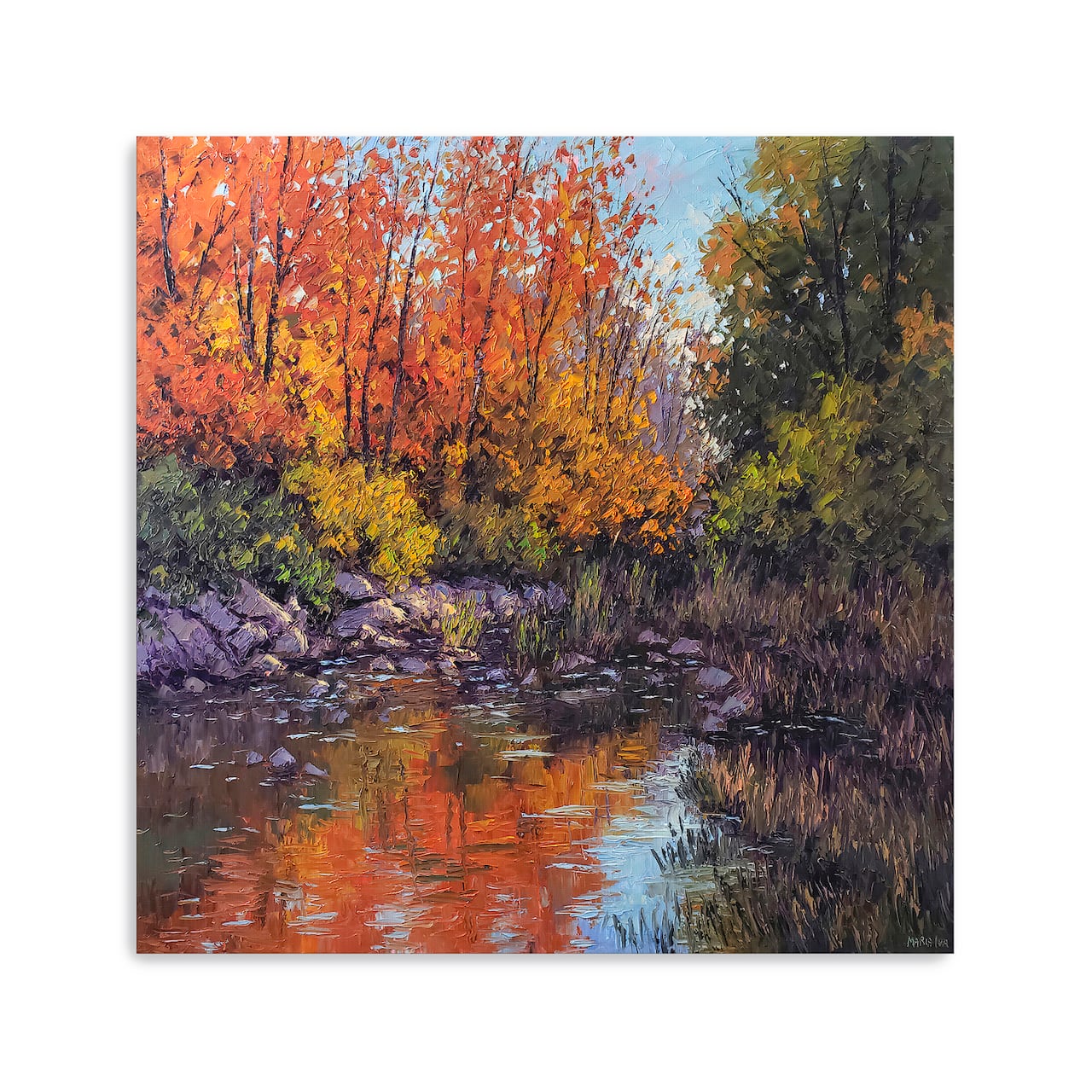 Lumaprints Fall at Etobicoke Creek Canvas Giclée Art